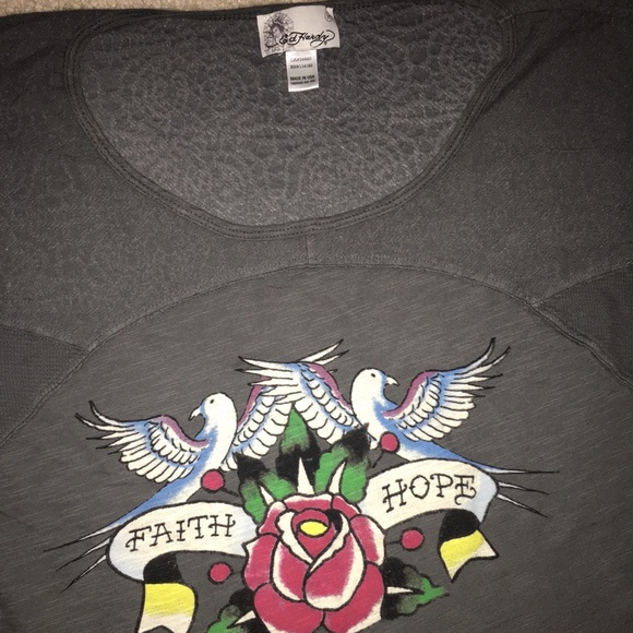 Ed Hardy Shirt 💀 🌹 - Picture 2 of 5